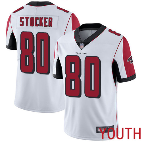 Atlanta Falcons Limited White Youth Luke Stocker Road Jersey NFL Football 80 Vapor Untouchable